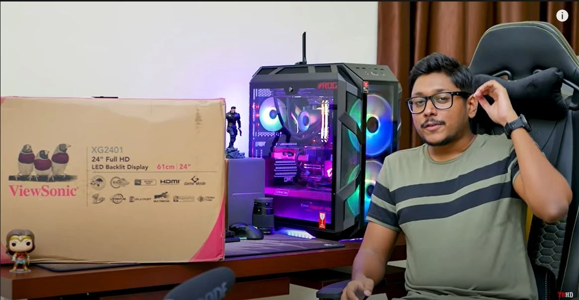 XG2401 unboxing by Vimal Chintapatla