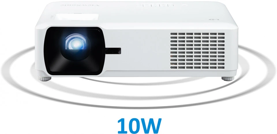 ViewSonic LS600W Bright 3000 Lumens WXGA Lamp Free LED Projector with HV  Keystone and 360 Degree Flexible Installation, LAN Control, 10W Speaker 